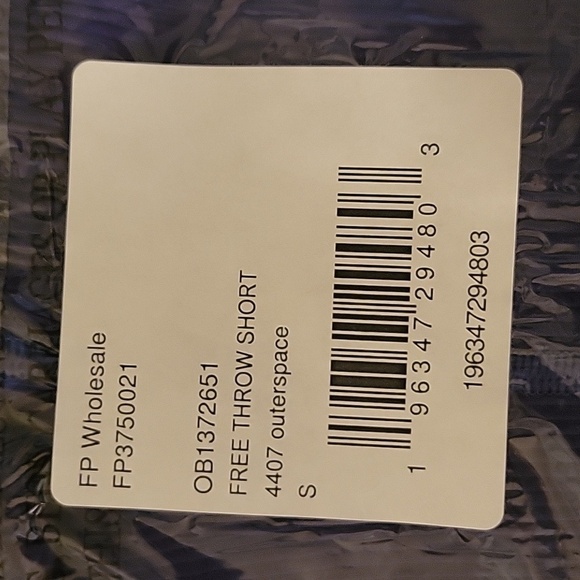 FREE PEOPLE MOVEMENT FREE THROW SHORTS IN OUTER SPACE NWT •S - Picture 10 of 11